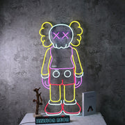 The KAWS Standing Model Neon Sign