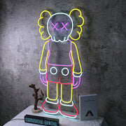 The KAWS Standing Model Neon Sign