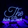 THe Kick Back Blue Neon Sign