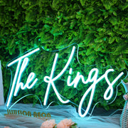 The Kings Blue Neon Sign