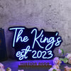 The Kings EST 2023 Blue Neon Sign