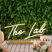 The Lab Yellow Neon Sign