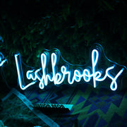 The Lashbaooks Neon Sign