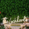 The Luckhardts Yellow Neon Sign