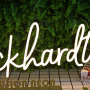 The Luckhardts Yellow Neon Sign