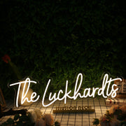 The Luckhardts Yellow Neon Sign