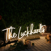 The Luckhardts Yellow Neon Sign