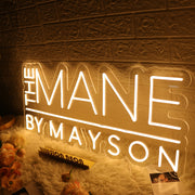 The Mane By Mayson Yellow Neon Sign