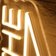 The Mane By Mayson Yellow Neon Sign