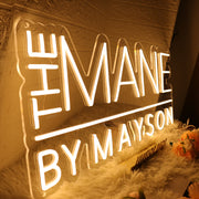 The Mane By Mayson Yellow Neon Sign