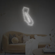 The Map Shape Of California LED Neon Sign