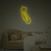 The Map Shape Of California LED Neon Sign