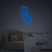 The Map Shape Of California LED Neon Sign