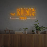 The Momos Hub LED Neon Sign