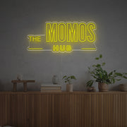 The Momos Hub LED Neon Sign