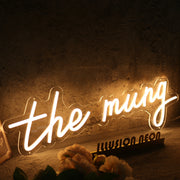 The Mung Yellow Neon Sign