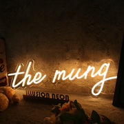 The Mung Yellow Neon Sign