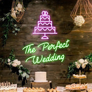 The Perfect Wedding Neon Sign