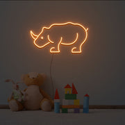 The Rhino Line Neon Light Signs Custom Neon Sign For Wedding Bar Party Decoration