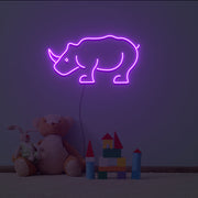 The Rhino Line Neon Light Signs Custom Neon Sign For Wedding Bar Party Decoration