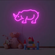 The Rhino Line Neon Light Signs Custom Neon Sign For Wedding Bar Party Decoration