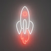 The Rocket Neon Sign