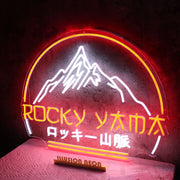 The Rocky Mountains Neon Sign