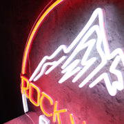 The Rocky Mountains Neon Sign