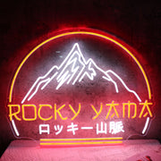 The Rocky Mountains Neon Sign