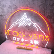 The Rocky Mountains Neon Sign