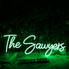 The Sawyers Green LED Neon Sign