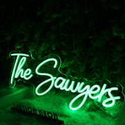 The Sawyers Green LED Neon Sign