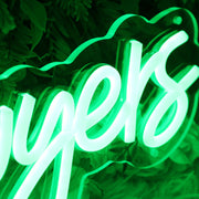 The Sawyers Green LED Neon Sign