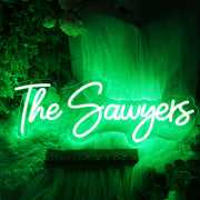 The Sawyers Green LED Neon Sign