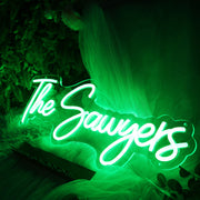 The Sawyers Green LED Neon Sign