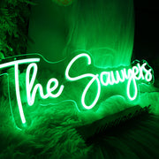 The Sawyers Green LED Neon Sign