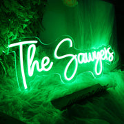 The Sawyers Green Neon Sign