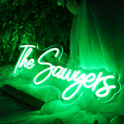 The Sawyers Green Neon Sign