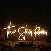 The Skin Room Yellow Neon Sign