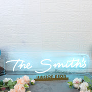 The Smith's Blue Neon Sign