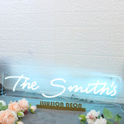 The Smith's Blue Neon Sign