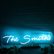 The Smith's Blue Neon Sign