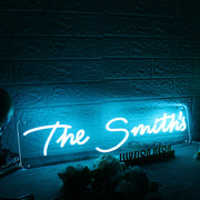 The Smith's Blue Neon Sign