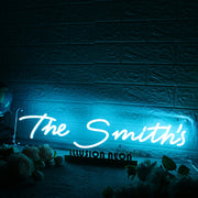 The Smith's Blue Neon Sign