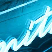 The Smith's Blue Neon Sign