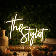 The Stylist Yellow Neon Sign