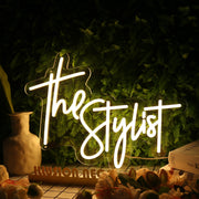 The Stylist Yellow Neon Sign