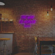 The Way To Heaven With Arrow LED Neon Sign