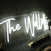 The Wolletts White Neon Sign