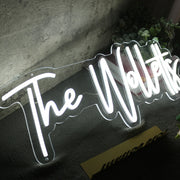 The Wolletts White Neon Sign